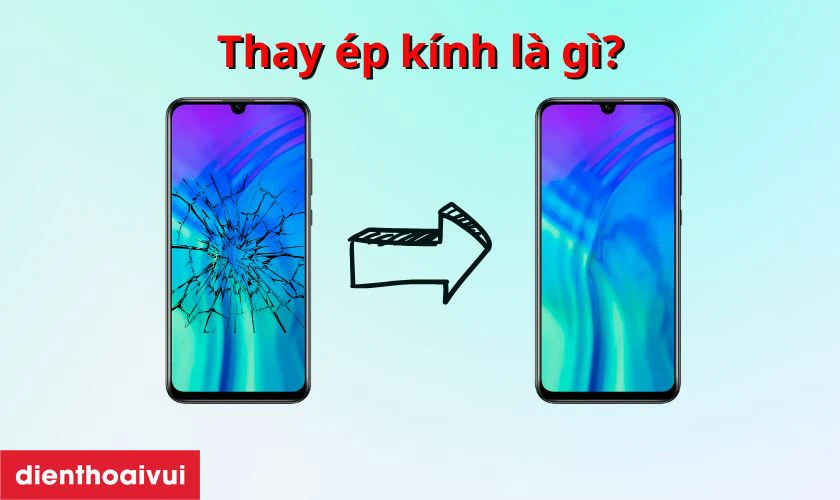 Thay ép kính Honor 20 Lite là gì?