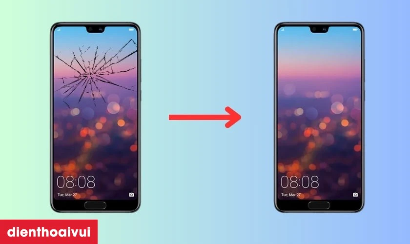 Thay ép kính Huawei P20 Pro là gì