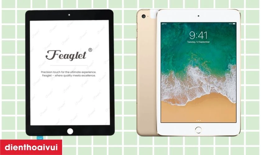 Thay ép kính iPad Air 2 chính hãng Feaglet là gì?