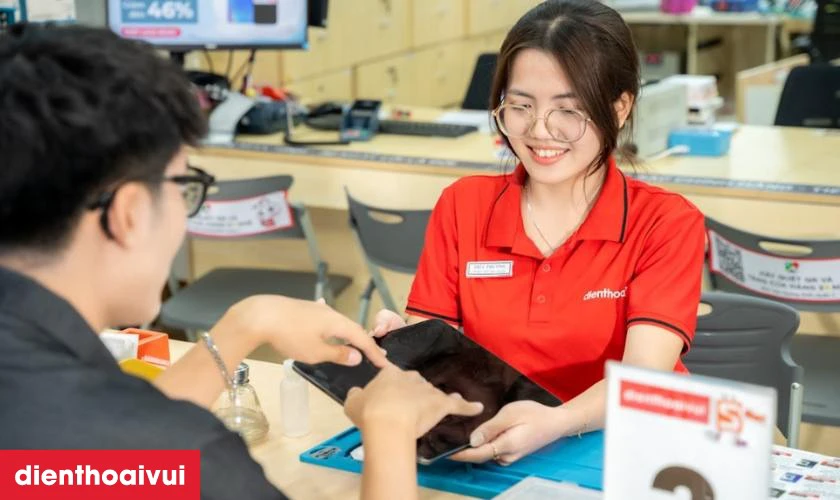 Dịch vụ thay ép kính iPad Air 5 chính hãng Feaglet chính hãng