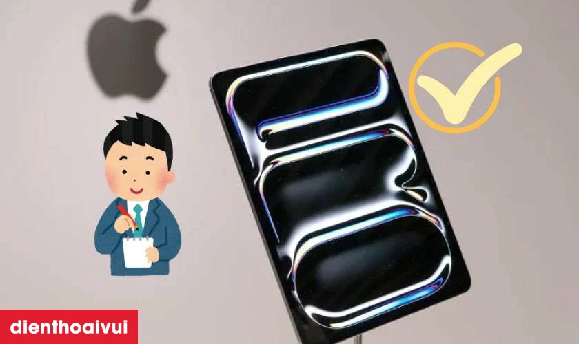 Những lưu &yacute; trước khi thay &eacute;p k&iacute;nh iPad Pro M4 13 2024 ch&iacute;nh h&atilde;ng Feaglet