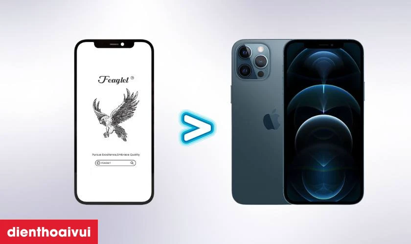 Thay ép kính iPhone 12 Pro Max chính hãng Feaglet là gì