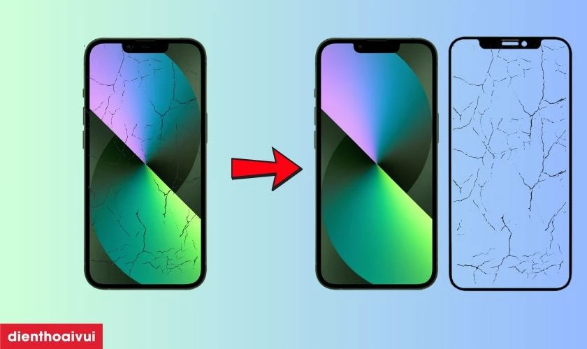 Thay ép kính iPhone 13 Mini là gì?