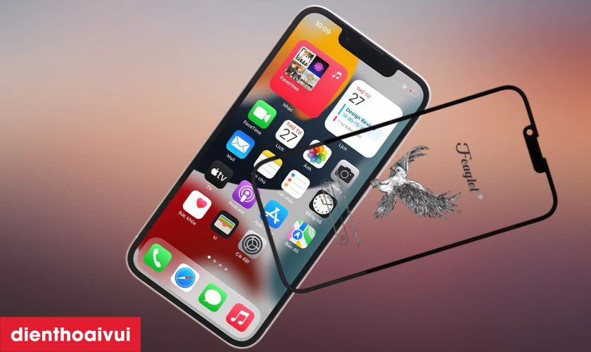 Thay ép kính iPhone 13 Mini chính hãng Feaglet là gì?