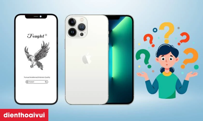 Thay ép kính iPhone 13 Pro Max chính hãng Feaglet là gì