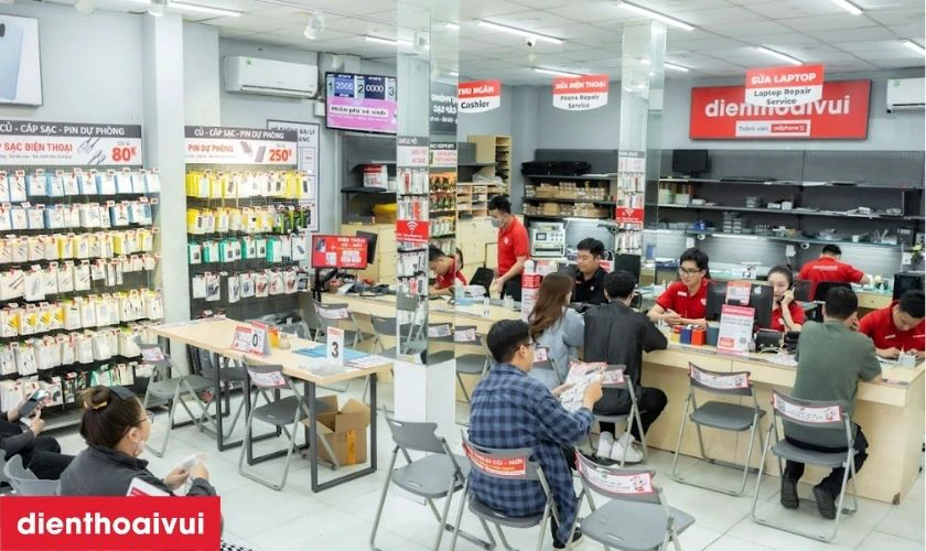 Cửa hàng thay ép kính iPhone 14 chính hãng Feaglet ở đâu uy tín, lấy liền lại TPHCM và Hà Nội