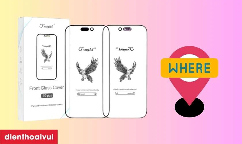 Địa chỉ thay ép kính iPhone 16 Plus chính hãng Feaglet ở đâu uy tín