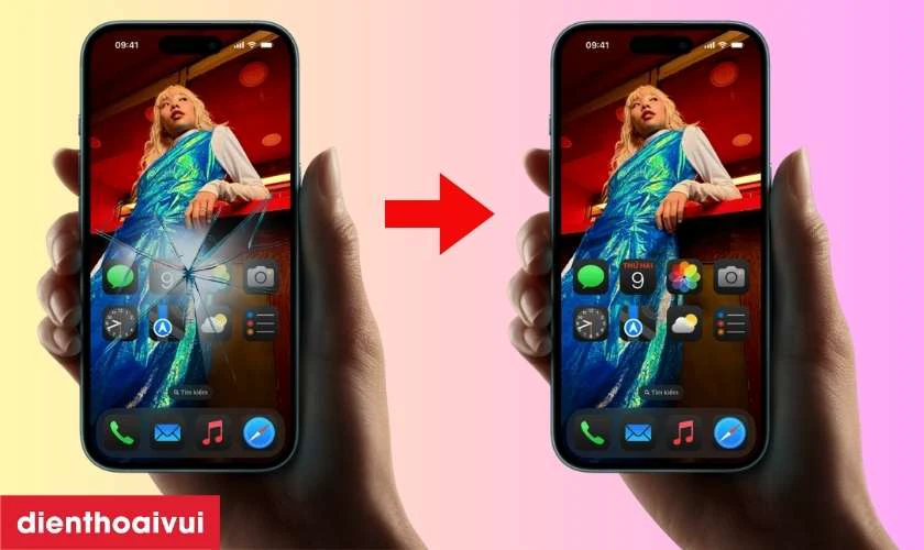 Thay ép kính iPhone 16 Plus chính hãng Feaglet là gì?