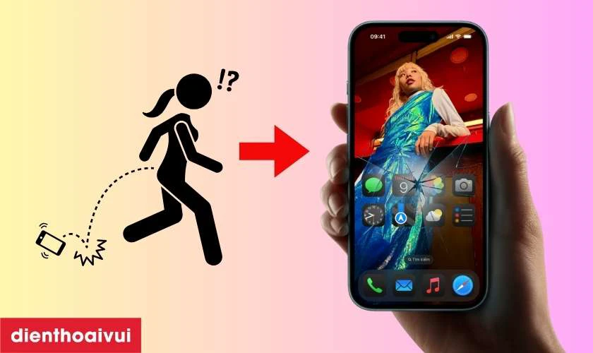 Nguyên nhân tại sao điện thoại iPhone 16 Plus dễ bị nứt vỡ mặt kính