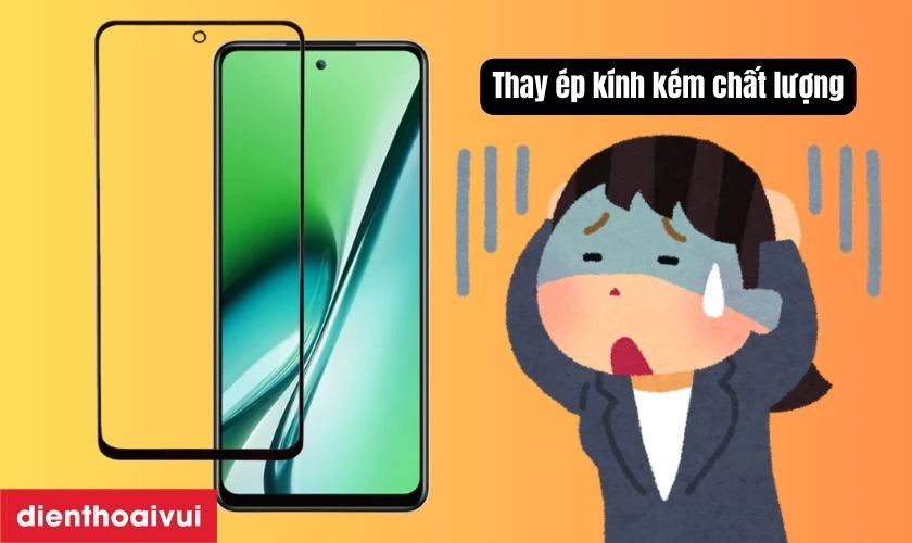 &Eacute;p k&iacute;nh dỏm dễ l&agrave;m mặt k&iacute;nh Itel RS4 bị hư hỏng trở lại