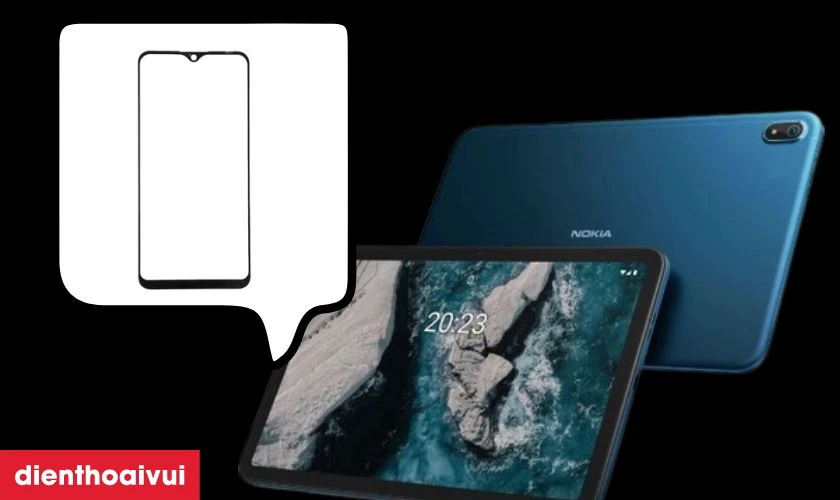 Thay ép kính là dịch vụ tối ưu chi phí khi màn hình Nokia T20 gặp sự cố