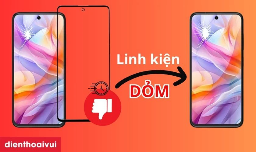 Nguyên nhân mặt kính Nubia V70 bị hư hỏng