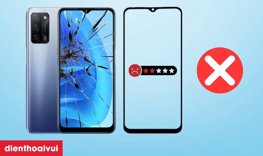 Nguy&ecirc;n nh&acirc;n mặt k&iacute;nh Oppo A53S 5G bị hư hỏng