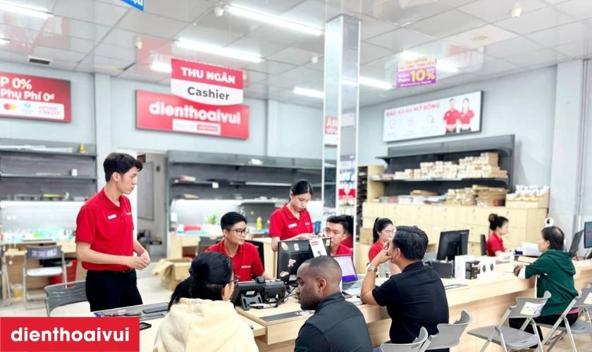 Quy trình thay ép kính Oppo A5x chuyên nghiệp tại Điện Thoại Vui