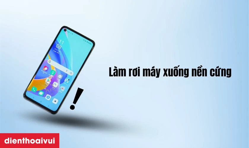 Nguyên nhân tại sao điện thoại Oppo A76 dễ bị nứt vỡ mặt kính