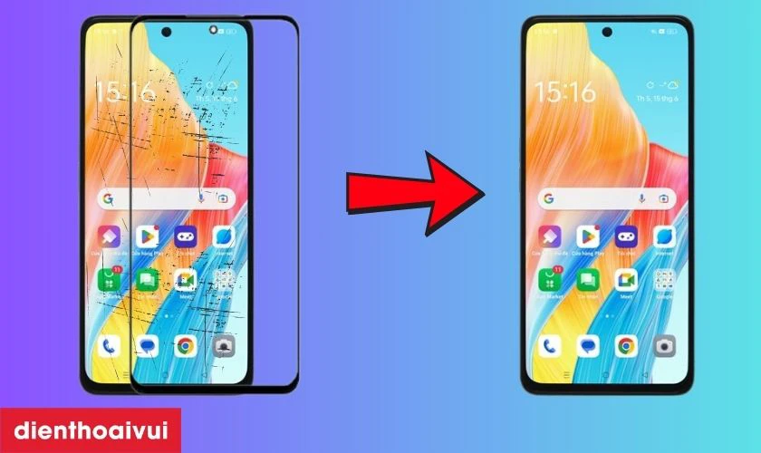 Thay ép kính OPPO A98 là gì?