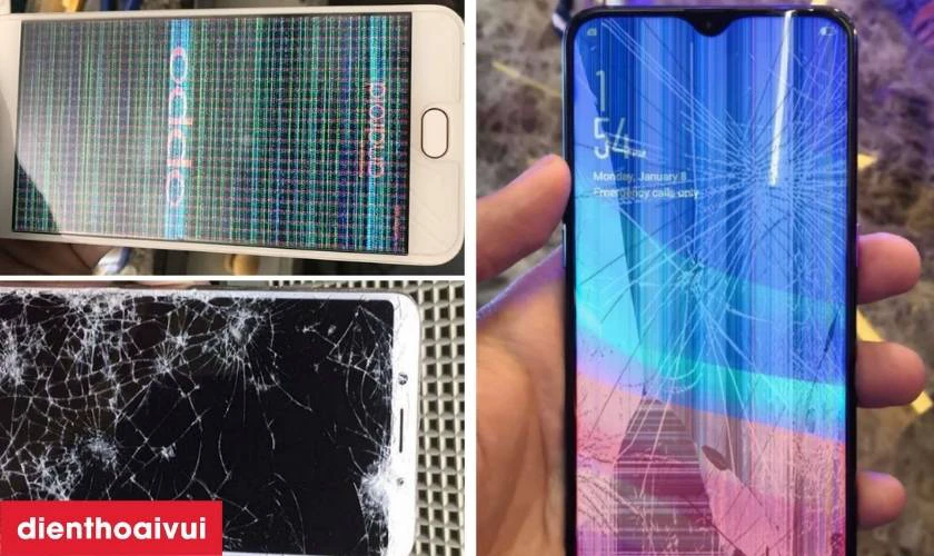Nguyên nhân mặt kính Oppo F19 bị hư hỏng
