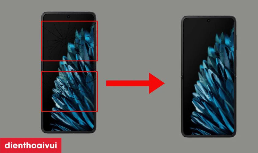 Thay ép kính OPPO Find N2 Flip là gì?