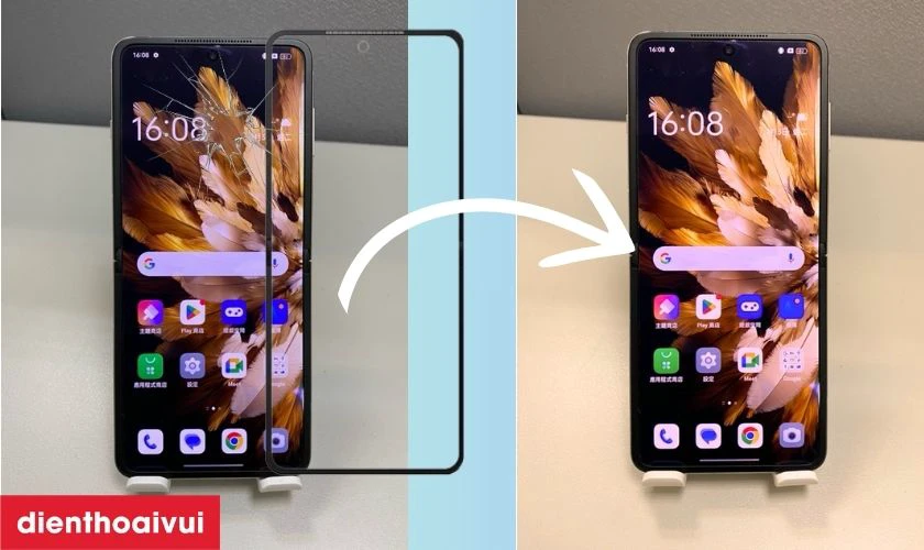 Thay ép kính OPPO Find N3 Flip là gì?
