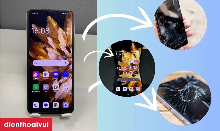 Các dấu hiệu nhận biết bạn cần thay ép kính OPPO Find N3 Flip mới