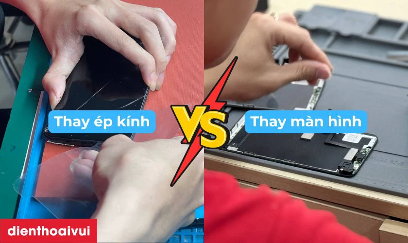 Thay màn hình và thay ép kính OPPO Pad Air có gì khác nhau?
