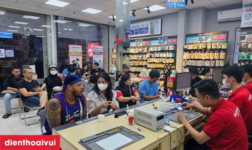 Thiết bị sẽ được kiểm tra kỹ lưỡng để đảm bảo hoạt động trơn tru sau khi sửa chữa
