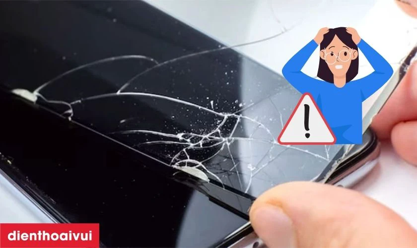 Nguyên nhân mặt kính điện thoại Oppo Reno 5F bị vỡ