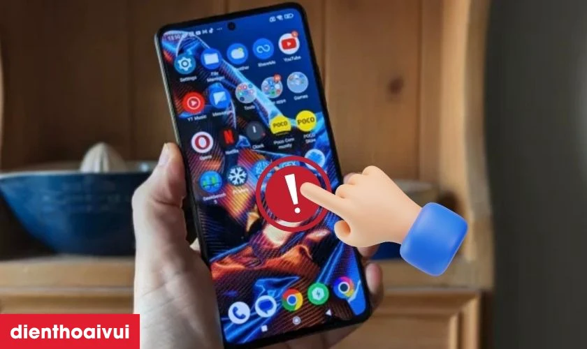 Lớp kính kém nhạy khó thao tác trên màn hình