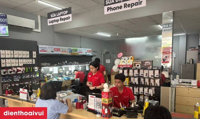 Quy trình thay ép kính Realme chuyên nghiệp tại Điện Thoại Vui