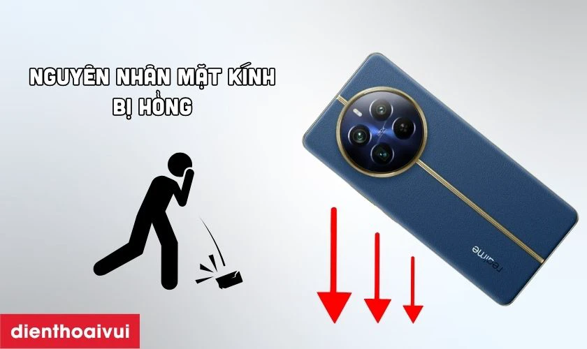 Nguyên nhân mặt kính Realme 12 Plus bị hư hỏng