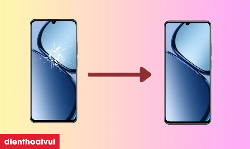 Thay ép kính Realme C65s là gì