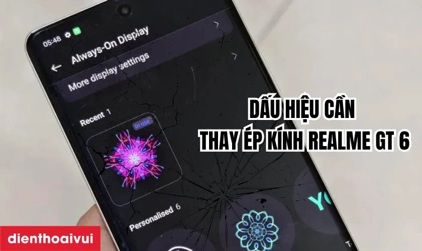 Dấu hiệu khi nào bạn cần thay mặt kính Realme GT 6?