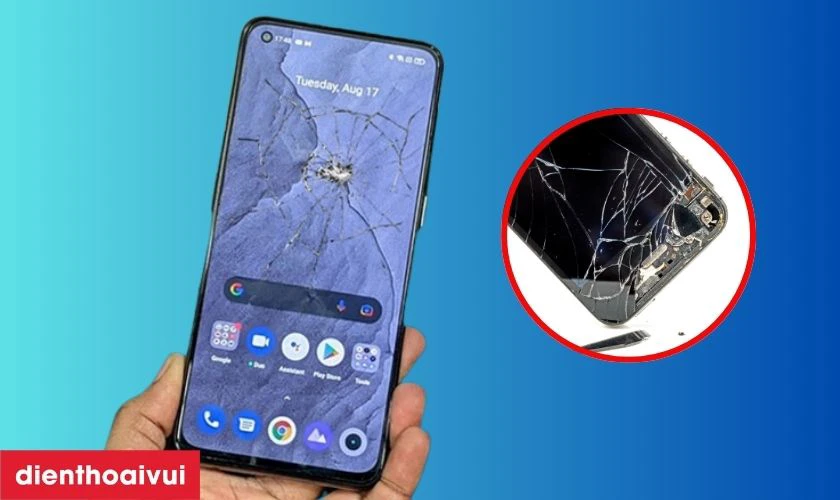Nguyên nhân mặt kính Realme GT Master bị hư hỏng, vỡ