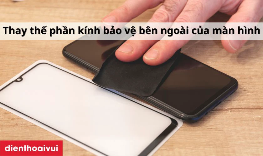 Thay ép kính Samsung Galaxy M02 là gì?
