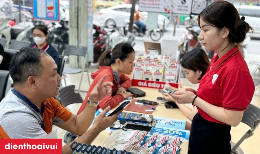 Tiếp nhận điện thoại Samsung Galaxy M02