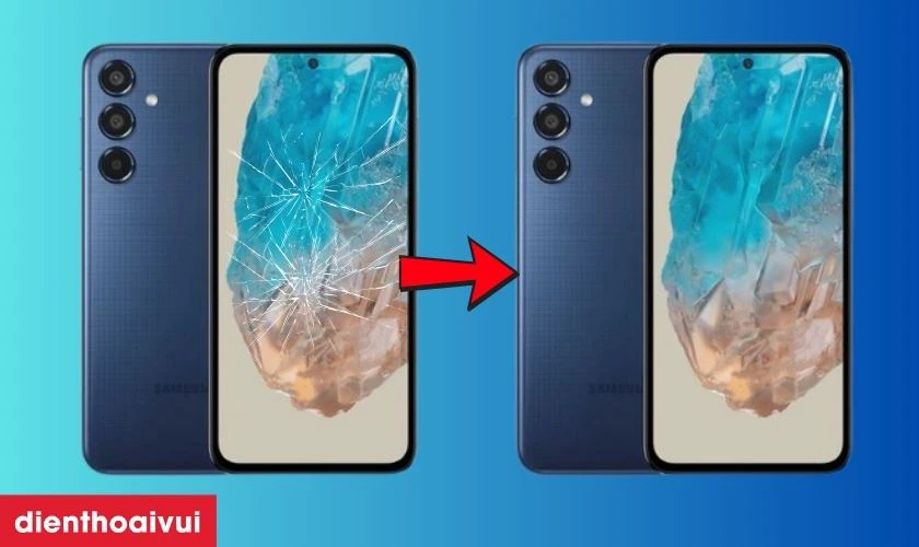 Thay ép kính Samsung Galaxy M35 là gì?
