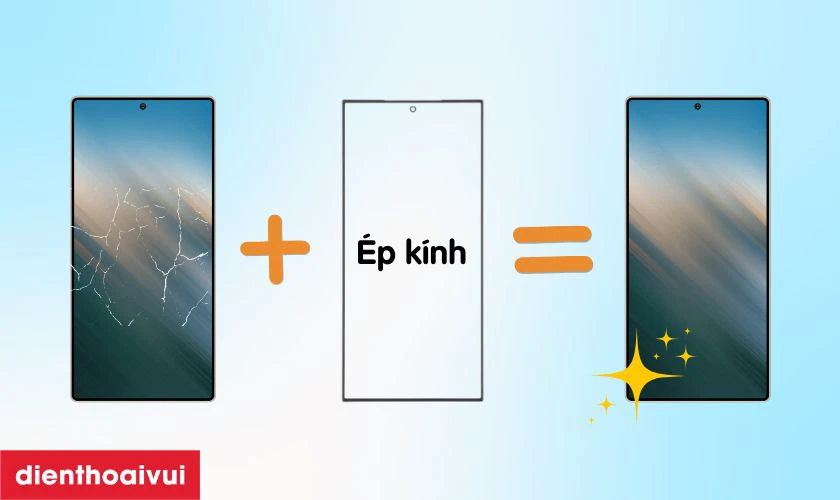 Thay ép kính Samsung Galaxy S25 Ultra là gì?