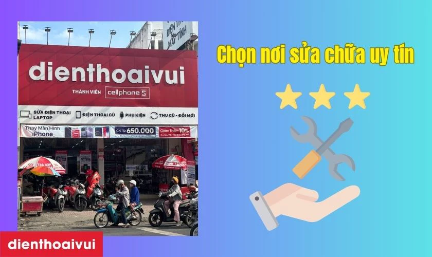Chọn địa chỉ sửa chữa uy tín để thay ép kính mới