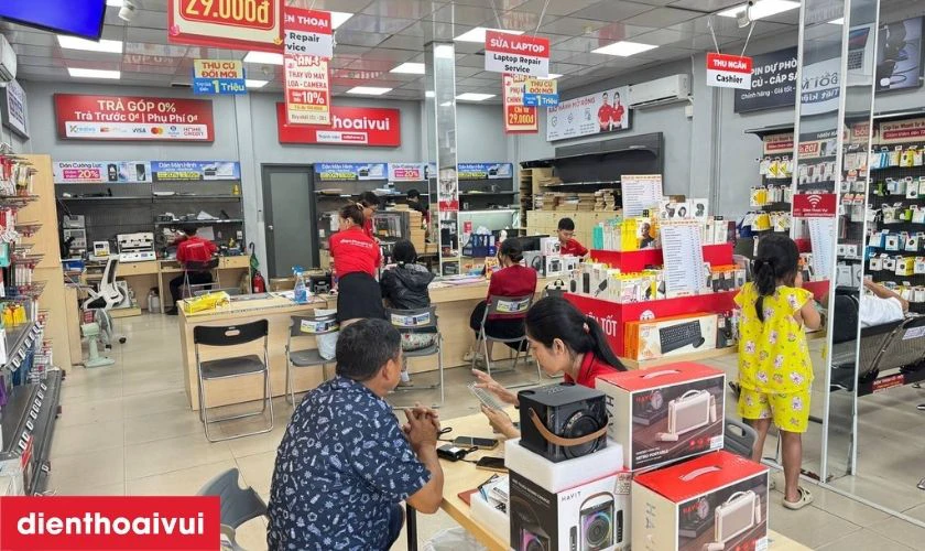 Cửa hàng thay ép kính Samsung Galaxy Tab S8 Điện Thoại Vui