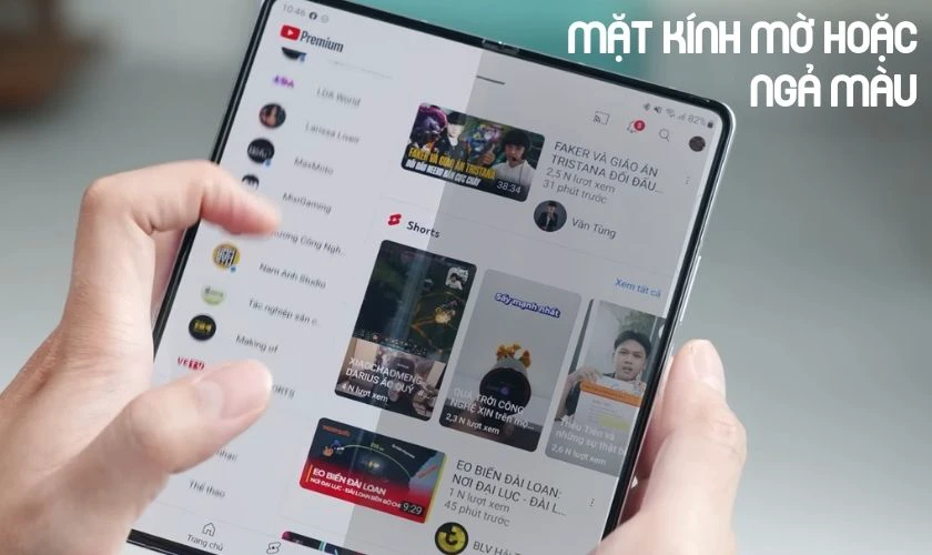 Các dấu hiệu nhận biết bạn cần thay ép kính Samsung Galaxy Z Fold 5