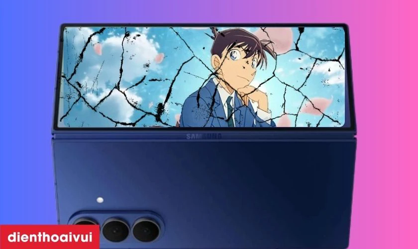 Dấu hiệu cần thay ép kính Galaxy Z Fold 7 - Mặt ngoài