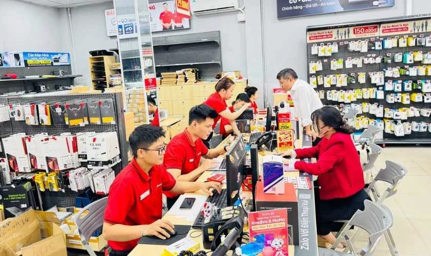 Quy trình thay ép kính Samsung thành phố Thủ Đức tại Điện Thoại Vui