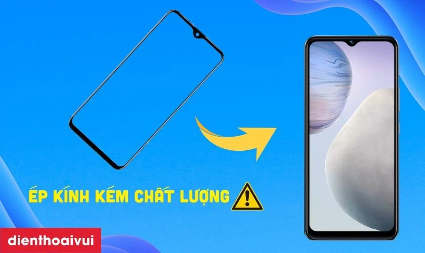 Kính ép chất lượng kém dễ bị nứt trở lại