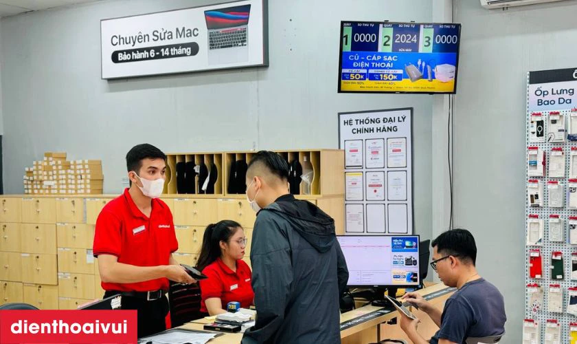 Dịch vụ thay ép kính Vivo Y15a chính hãng Orizin, lấy liền tại Điện Thoại Vui