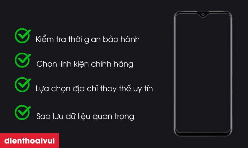 Lưu ý khi thay ép kính vivo Y18 nên biết