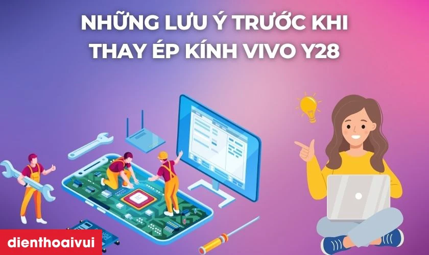 Những lưu ý trước khi thay ép kính Vivo Y28