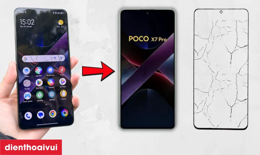 Khi nào cần thay ép kính Xiaomi Poco X7 Pro mới?
