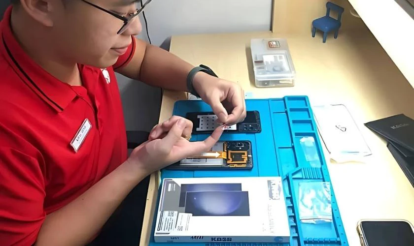 Linh kiện thay thế được kiểm tra đảm bảo chất lượng