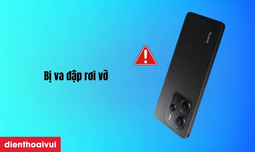 Nguyên nhân tại sao điện thoại thay ép kính Xiaomi Redmi Note 12 4G dễ bị nứt vỡ mặt kính