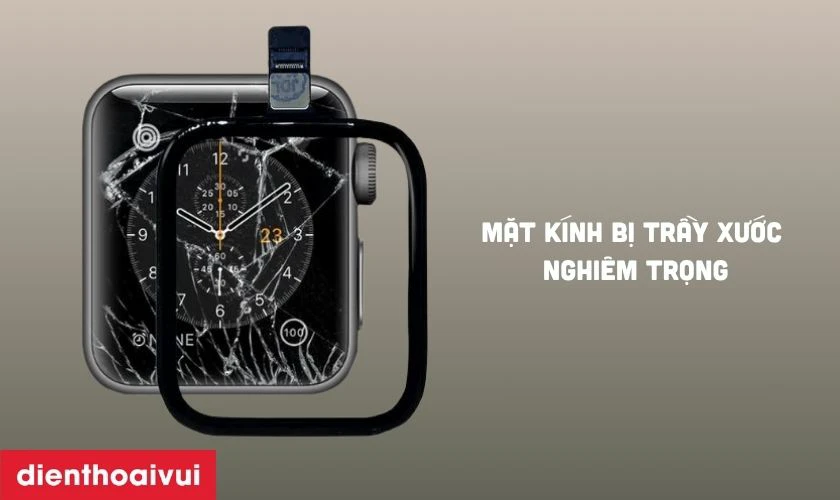 Mặt kính bị trầy xước nghiêm trọng, ảnh hưởng đến trải nghiệm sử dụng